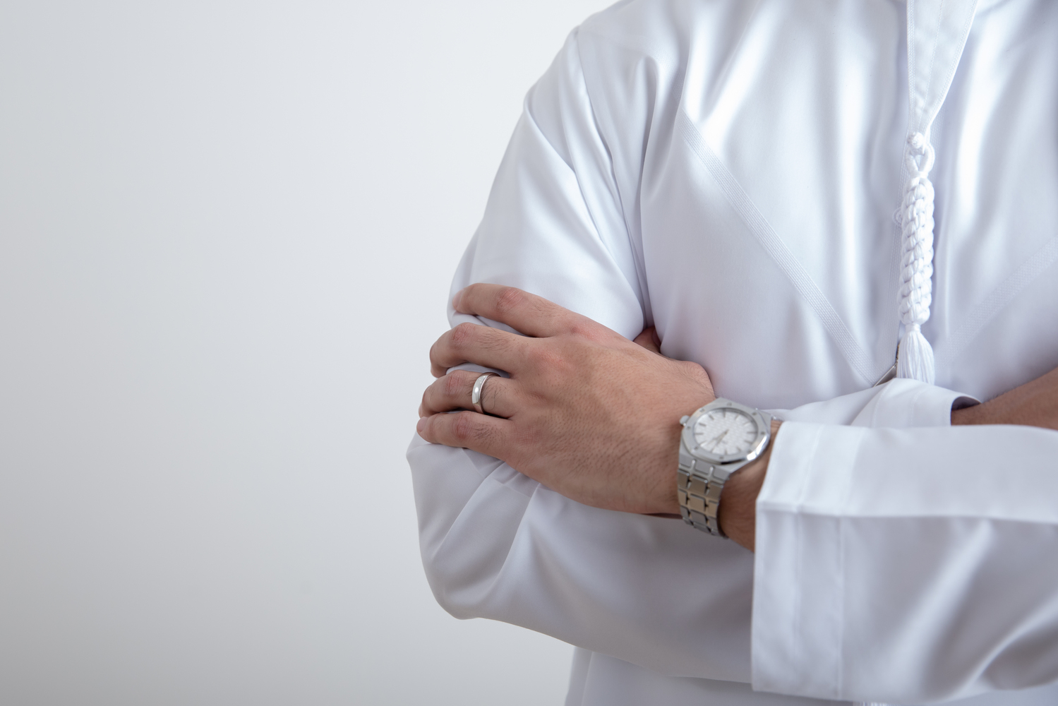 Man with watch and ring